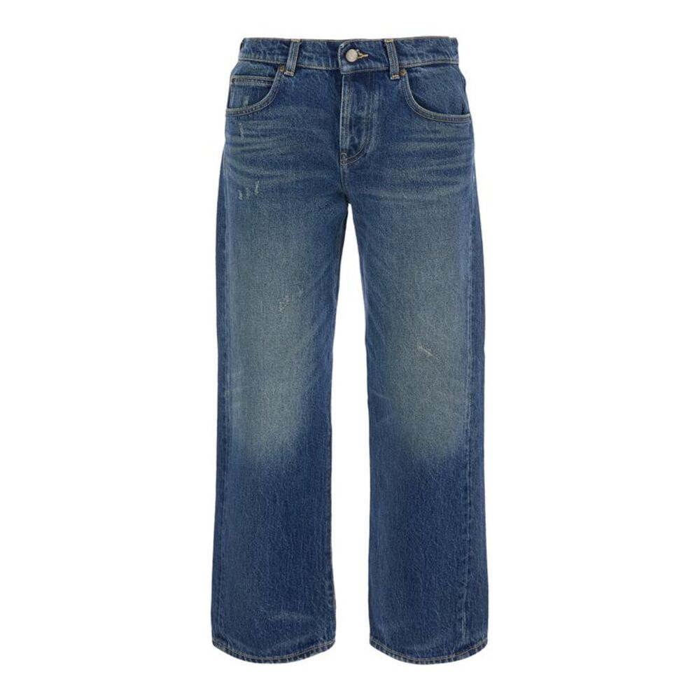 Roy Roger's Women Jeans New Oskar Old Glory With Rips And Patches Blue Men